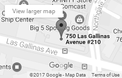 EvoSmile pinned location on Google street map