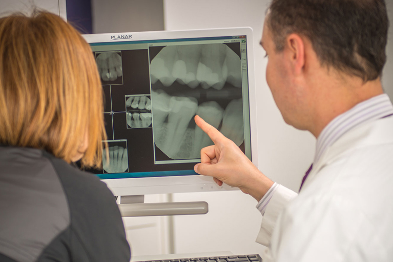 Digital dental X-rays are just one part of Dr. Igor Ochev's modern dental practice.